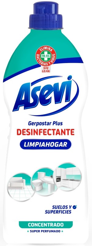 Asevi Gerpostar Plus Desinfectante Limpiahogar 1100L