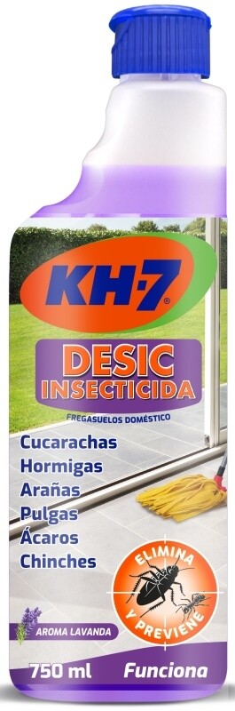 KH-7 Desic Insecticida Fregasuelos Doméstico 750 ml – Máxima Limpieza y Protección con Aroma a Lavanda