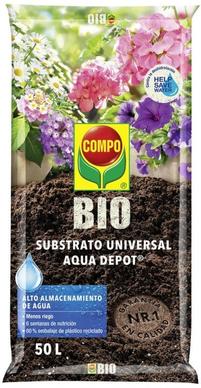 Compo Bio Substrato Universal Agua Depot 50L