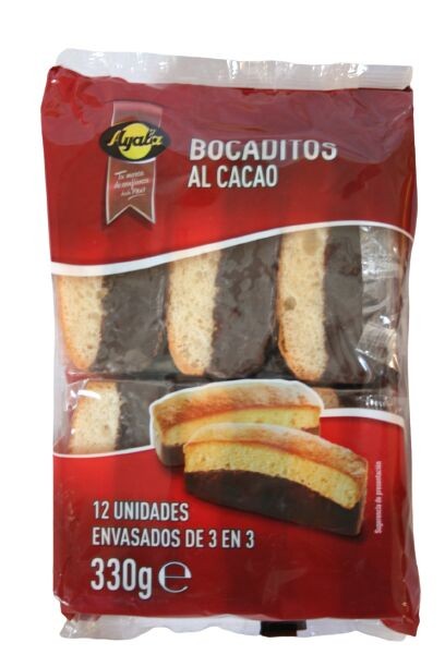 Ayala Bocaditos al Cacao 12U 330G