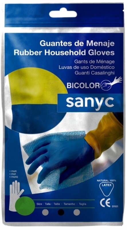 Sanyc Guante Bicolor Extfte L