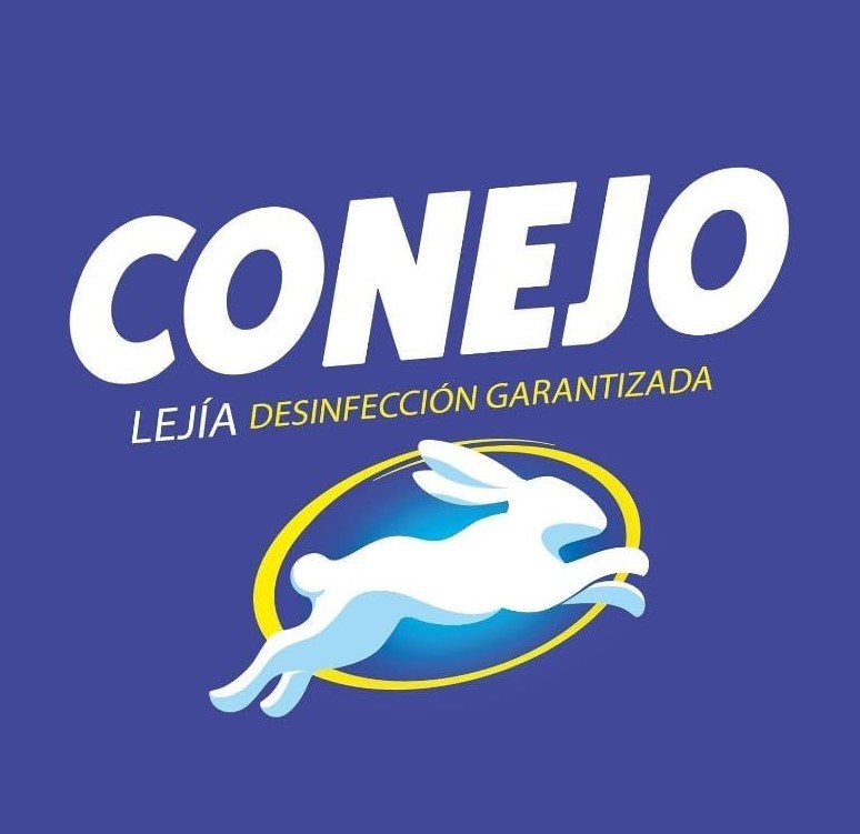 Conejo Lejía Azul 4L - Pack de 4 Botellas - Limpieza y Desinfección de Confianza