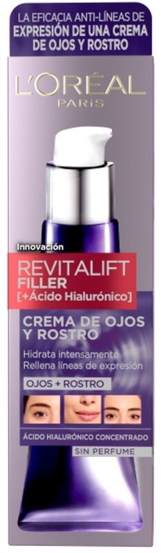 L'oréal Revitalift Filler Crema de Ojos y Rostro 30Ml