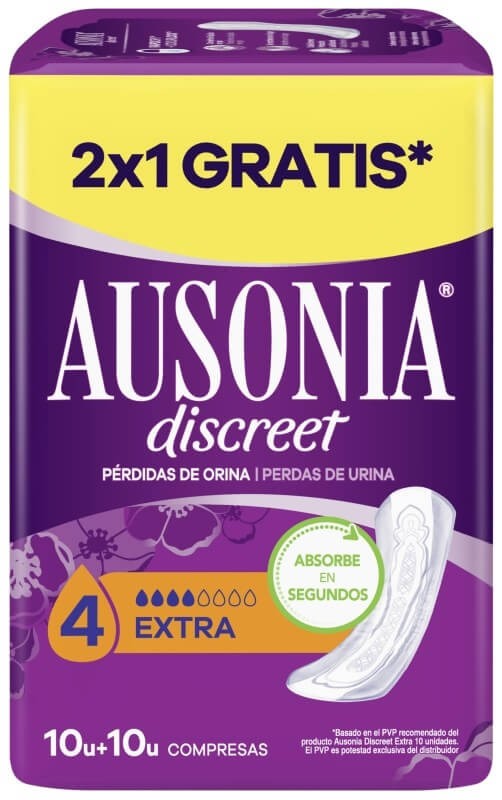 Ausonia Discreet Extra 10U + 10U