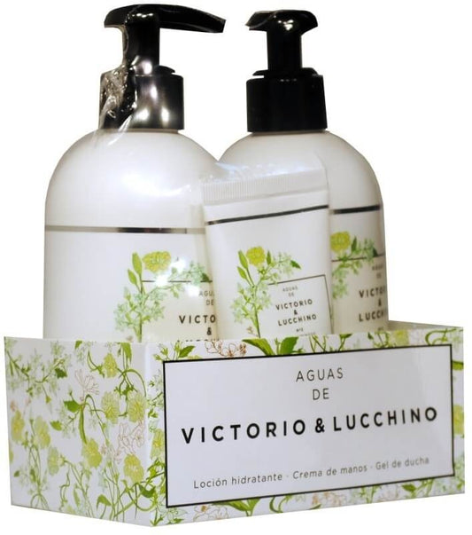 Victorio & Lucchino Nº3 Loción Hidratante + Crema de Manos + Gel de Ducha – Un Ritual Completo con Elegancia