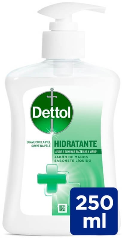 Dettol Jabón de Manos Liquido Hidratante 250Ml