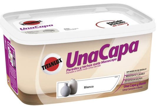 Titanlux UnaCapa Clanco Mate 4L