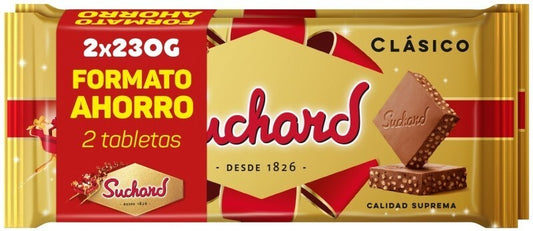 Suchard Turron Chocolate 230G 2U