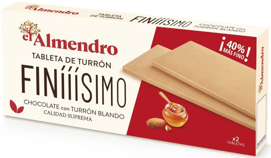 Almendro Turron Finismo Bland 2 Tabletas 160G