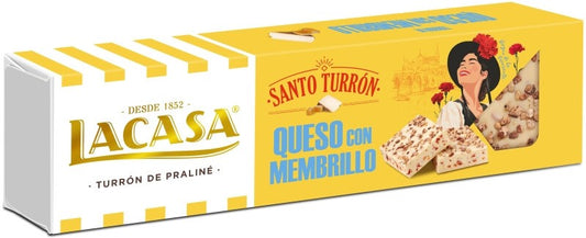 Lacasa Turrón Queso con Membrillo 150G – Un Delicioso Toque Gourmet para estas Fiestas