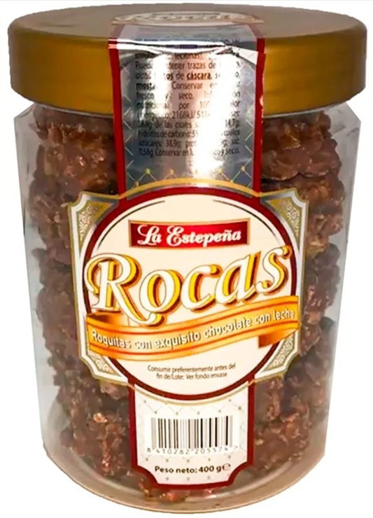 La Estepeña Rocas de Chocolate con Leche 400G - Un Capricho Irresistible