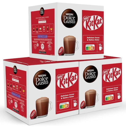 Nescafé Dolce Gusto KitKat 48 Cápsulas - Sabor y Dulzura en Cada Sorbo