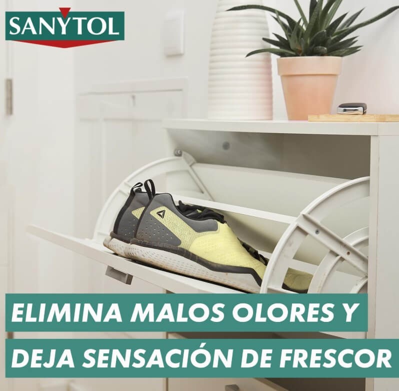 Sanytol Desodorante Desinfectante de Calzado 3x150 ml (450 ml Total) - Higiene Total para tus Zapatos