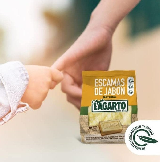 Lagarto Escamas de Jabón Natural 400 g – Limpieza Ecológica y Cuidado Natural
