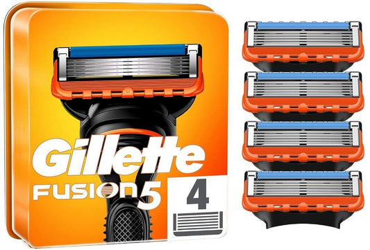 Gillette Fusion5 Recambios 4 Unidades – Precisión y Suavidad en Cada Afeitado
