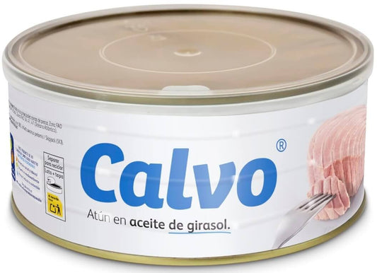 Calvo Atún en Aceite de Girasol RO-750 – Calidad, Sabor y Versatilidad en un Formato Familiar