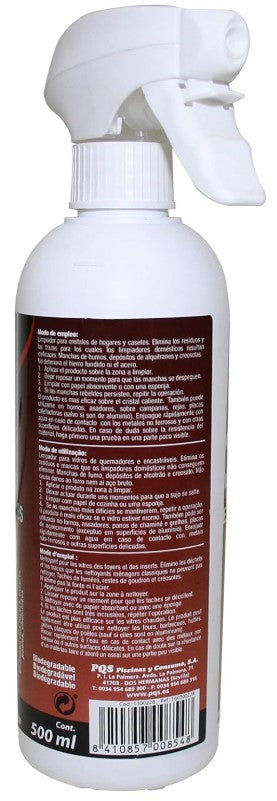 PQS Limpiacristales Chimeneas Pack 2 x 500 ml – Limpieza Profesional y Sin Esfuerzo