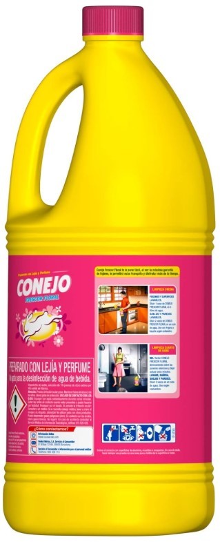 Conejo Lejía Frescor Floral 2L – Limpieza y Frescura con un Toque Floral