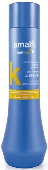 Amalfi Haircare Acondicionador con Keratina 1L - Hidratación y Reparación Total para tu Cabello