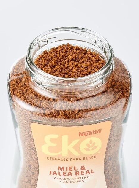 Nestlé Eko Cereales para Beber con Miel y Jalea Real 150 g - Disfruta de un Momento Natural y Reconfortante