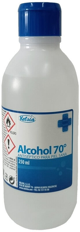 Kelsia Alcohol 70º Etilico Antiséptico Piel Sana 250Ml