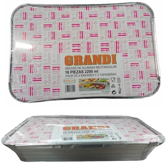 Grandi Envase Alum + Tap 2 MDN 2200Ml