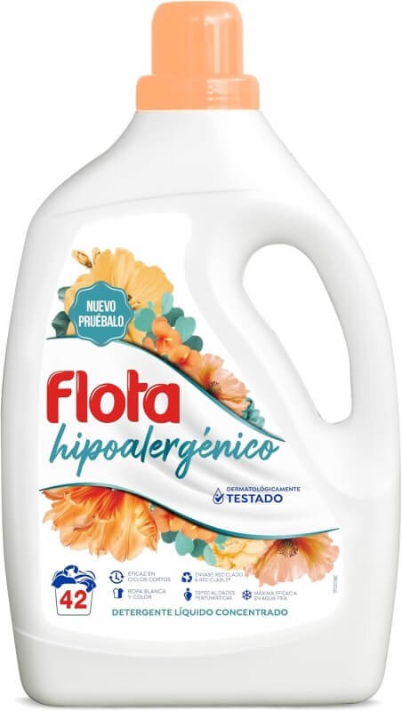 Flota Detergente Líquido Concentrado Hipoalergénico 42D 2,1L