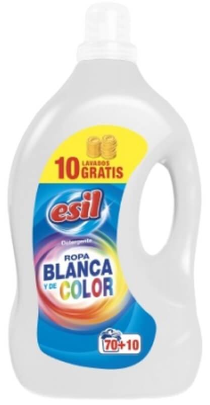 Esil Detergente Liq Ropa Blanca y Color 80D 4L