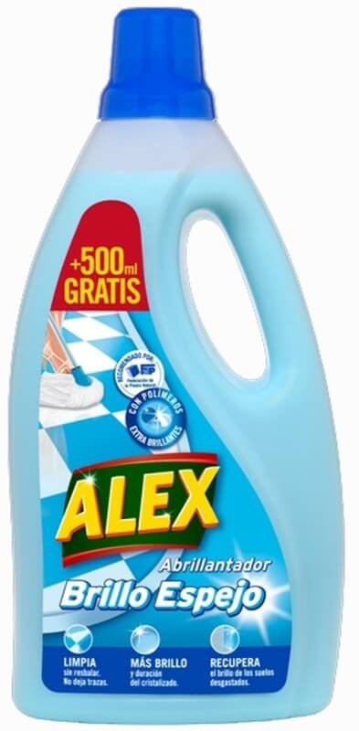 Alex Abrillantador Brillo Espejo 1500 ml - Efecto Cristal para Tus Suelos