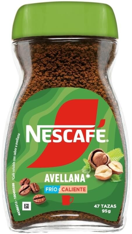 Nescafe Avellana Frio o Caliente 47 Tazas 95G
