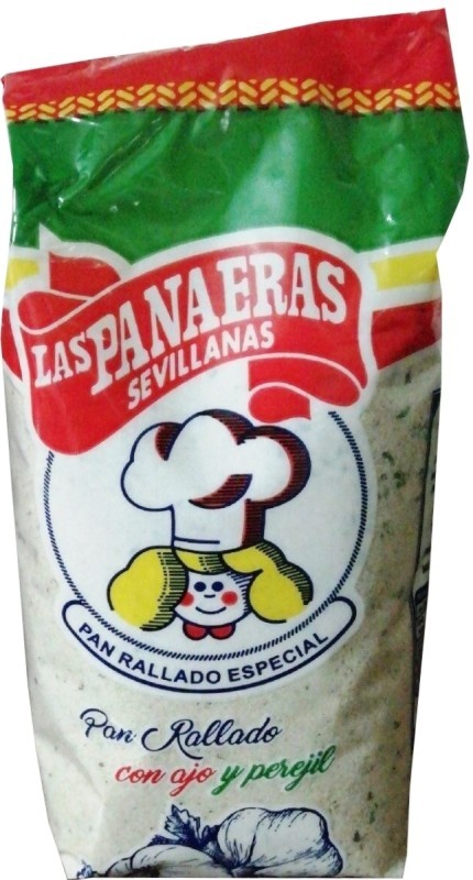 Las Panaeras Sevillanas Pan Rallado Especial con Ajo y Perejil 300G