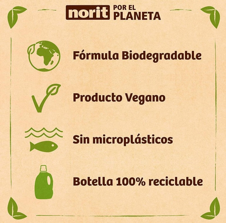 Norit Sensible Detergente Líquido 2,120L 40D – Cuidado Delicado para Pieles Sensibles