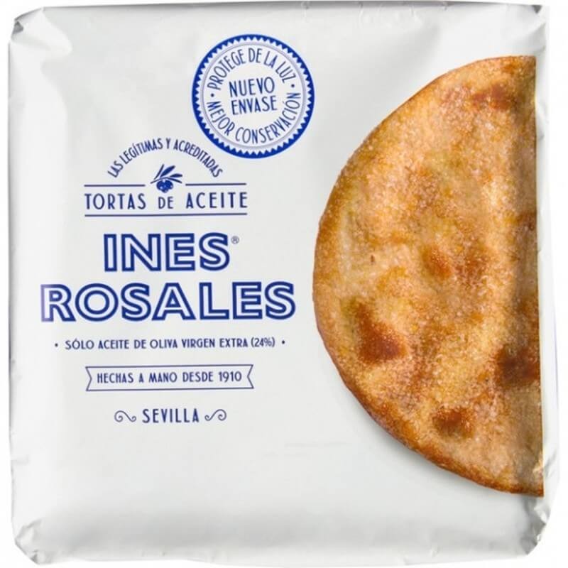 Ines Rosales Torta Aceite de Oliva Virgen Extra 4 Unidades 120G