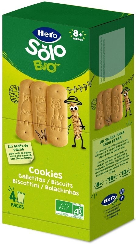 Hero Solo Bio Cookies Galletitas 160G