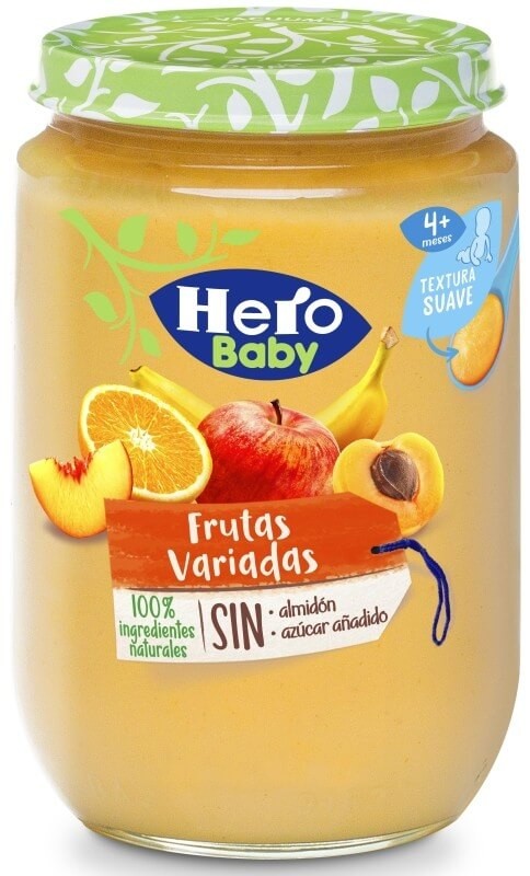 Hero Baby Frutas Variadas Textura Suave