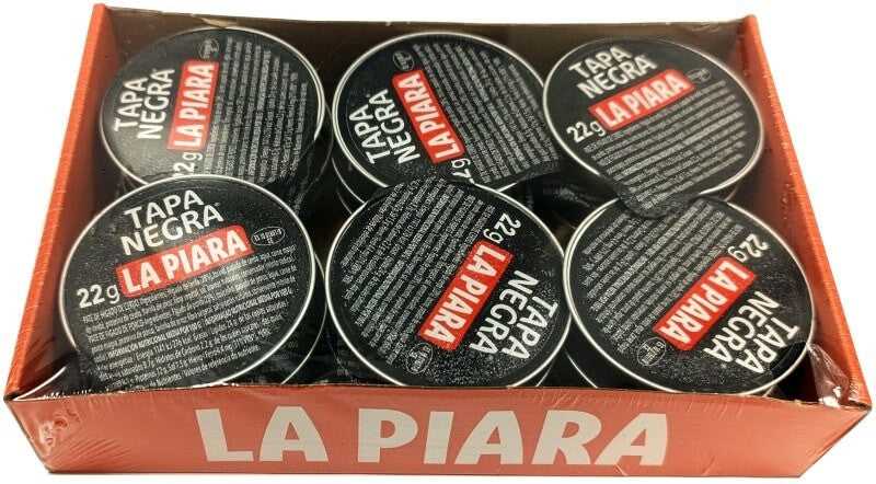 La Piara Tapa Negra Paté Pack 18 x 22G – Sabor Intenso en Formato Práctico para Compartir