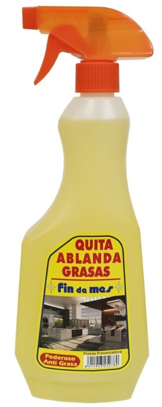 Fin de Mes Quita Ablanda Grasas 750 ml - Potente Desengrasante para una Limpieza Eficaz