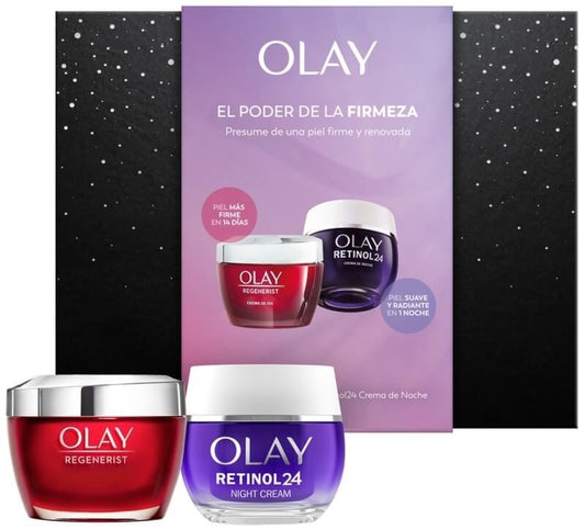 Olay Estuche Regenerist + Retinos 24 Night Cream - El Poder de la Firmeza Piel Filme y Renovada