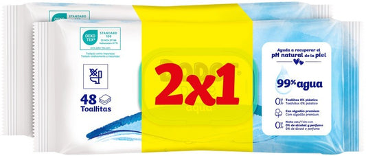 Dodot Toall Plastic Free 48 Unidades 2x1