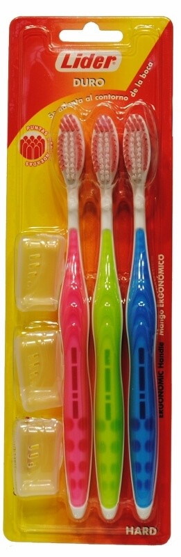 Foramen Cepillo Dientes Lider Duro Pack 3 Unidades