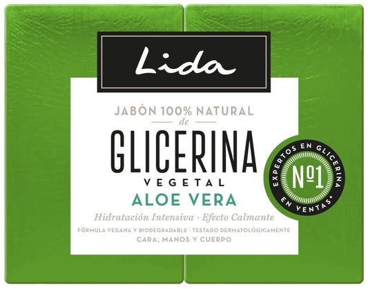 Lida Glicerina Vegetal Aloe Vera Pack 2 125G