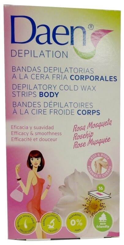 Depil Daen Bandas Depilatorias 16 Unidades