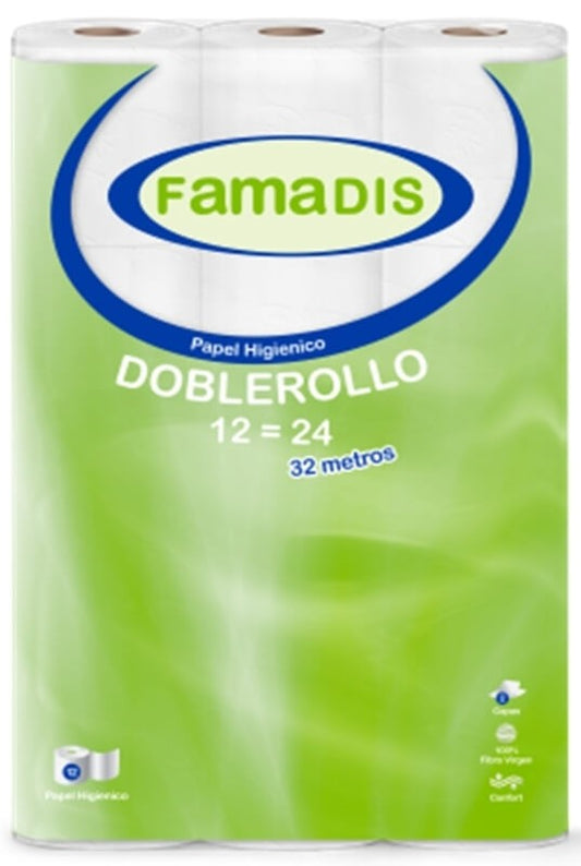 Famadis Papel Higienico Doblerollo 12-24 32 Metros