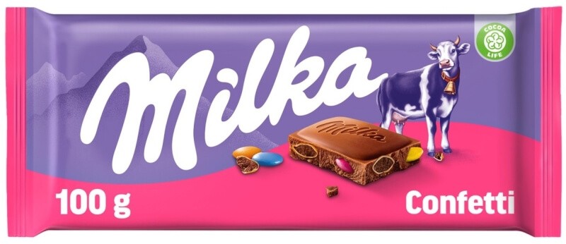 Milka Chocolate Confetti 100G