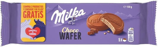 Milka Choco Wafer 150G