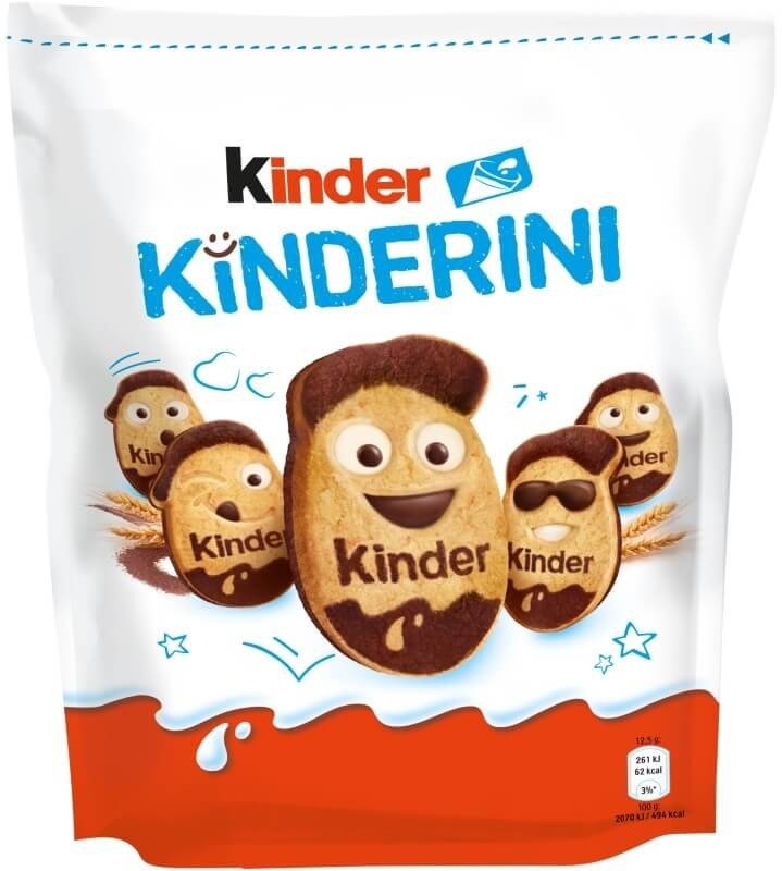Kinder Kinderini Galletas Rellenas 250G – Diversión y Sabor para los Más Pequeños
