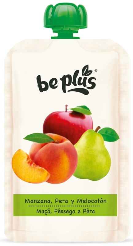 Be Plus Pouch Manzana Pera y Melocotón 120G