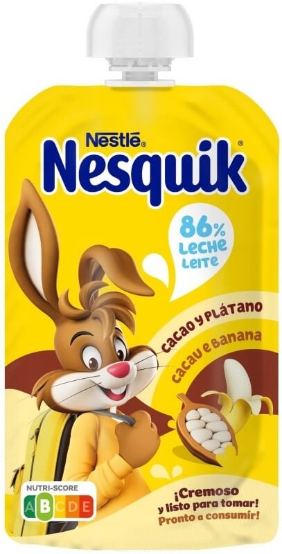 Nestlé Nesquik Pouch Cacao y Plátano 110G