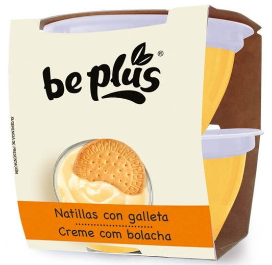 Be Plus Merienda Natillas con Galleta 2 x 200G