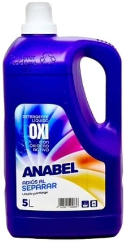 Anabel Detergente Liquido Oxi con Oxigeno Activo 5 L
